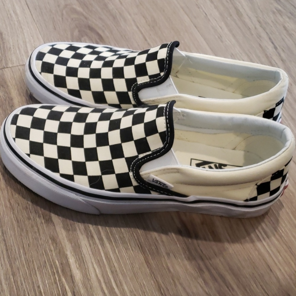 Vans Old Skool Checkerboard Slip On